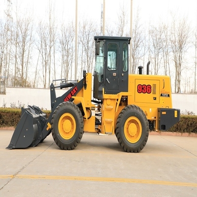 Hydraulic System 92kW 3t Wheel Loader For Construction