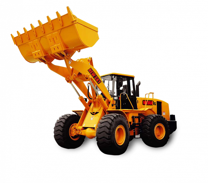 Wheel Loader 5 Ton Construction Machine Payloader Front End Loader With ISO