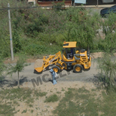 Yunnei Engine Small Wheel Loader Machine Small Hub Axle 1400mm Base
