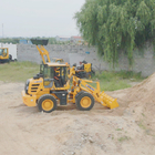 3500MM Compact Articulated Wheel Loader Cycle Time Less Than 7s Front End Shovel Loader
