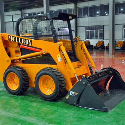 700kg Load 0.39m3 Bucket Skid Steer Loader MY700 For Driver Wheeled Loader Track