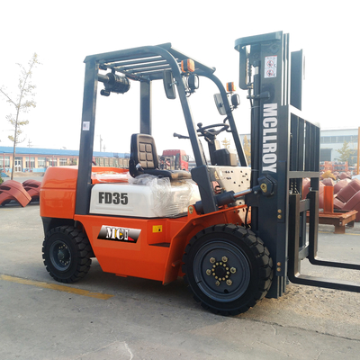 35.4KW Counterweight Forklift Operating Weight 3500kg 3.5 Ton FD35