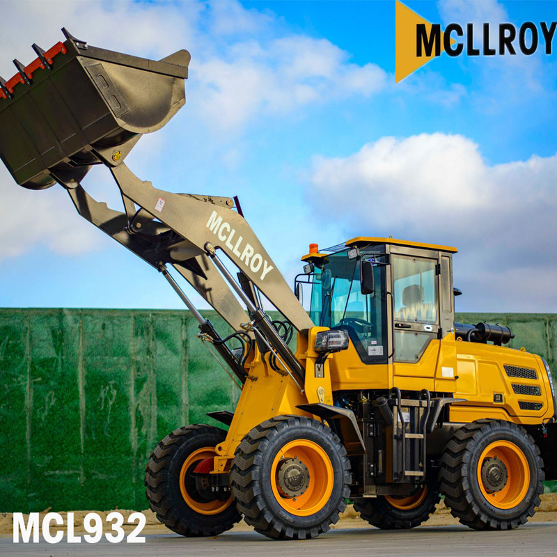 58kw Compact Front Loader , Small Construction Loader MCL932 ZL932