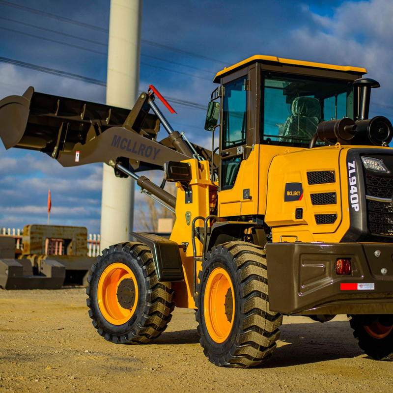 Articulated 3 Ton Wheel Loader With Bucket Automatic Transmission