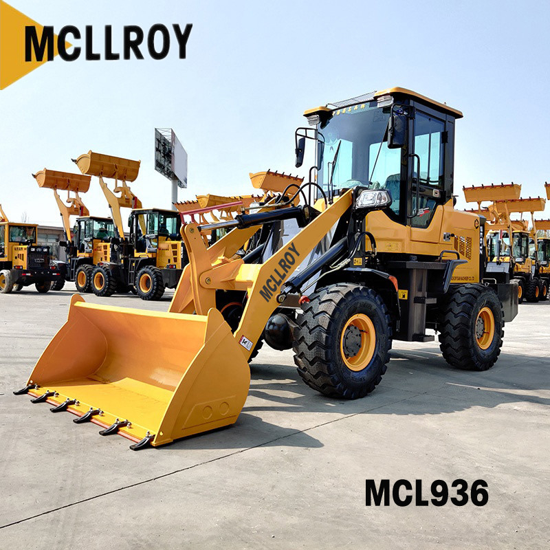 Front End Wheel Loader Machine Small 2.5 Ton With 5300kg Operating Weight