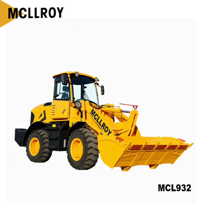 Compact Shovel 2 Ton Wheel Loader 1800kg Rated Load For Construction Machinery