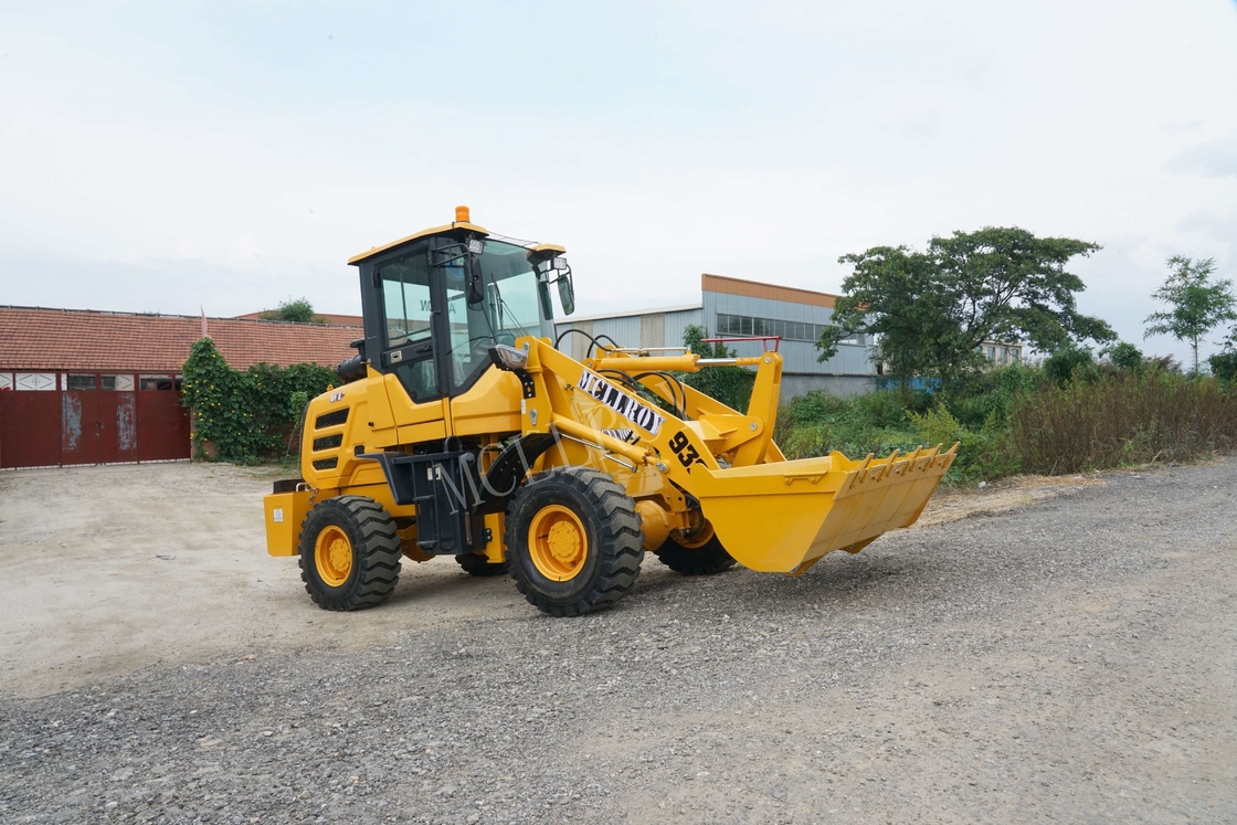 Cement Factories 1.0m3 2 Ton Wheel Loader Running Hour Meter Option Front End Loaders