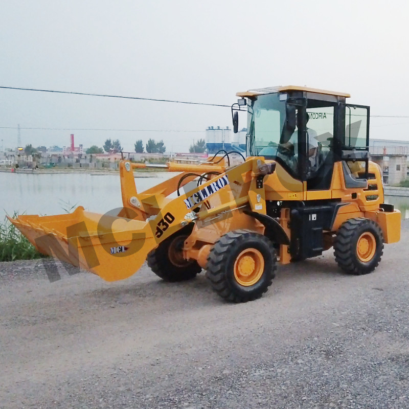 Compact Articulating Wheel Loader Machine 1600Kg Rate Load
