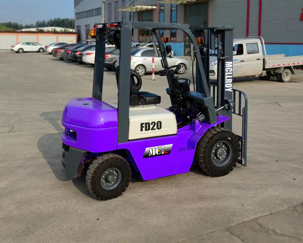 Quick adjustments Interal Combustion Forklift Truck Front Overhang 448 mm