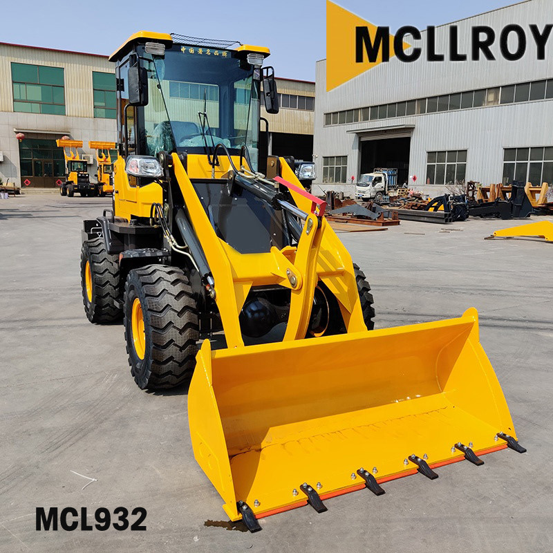 Industrial Mini 2 Ton Wheel Loader Front End 3200mm Dumping Height