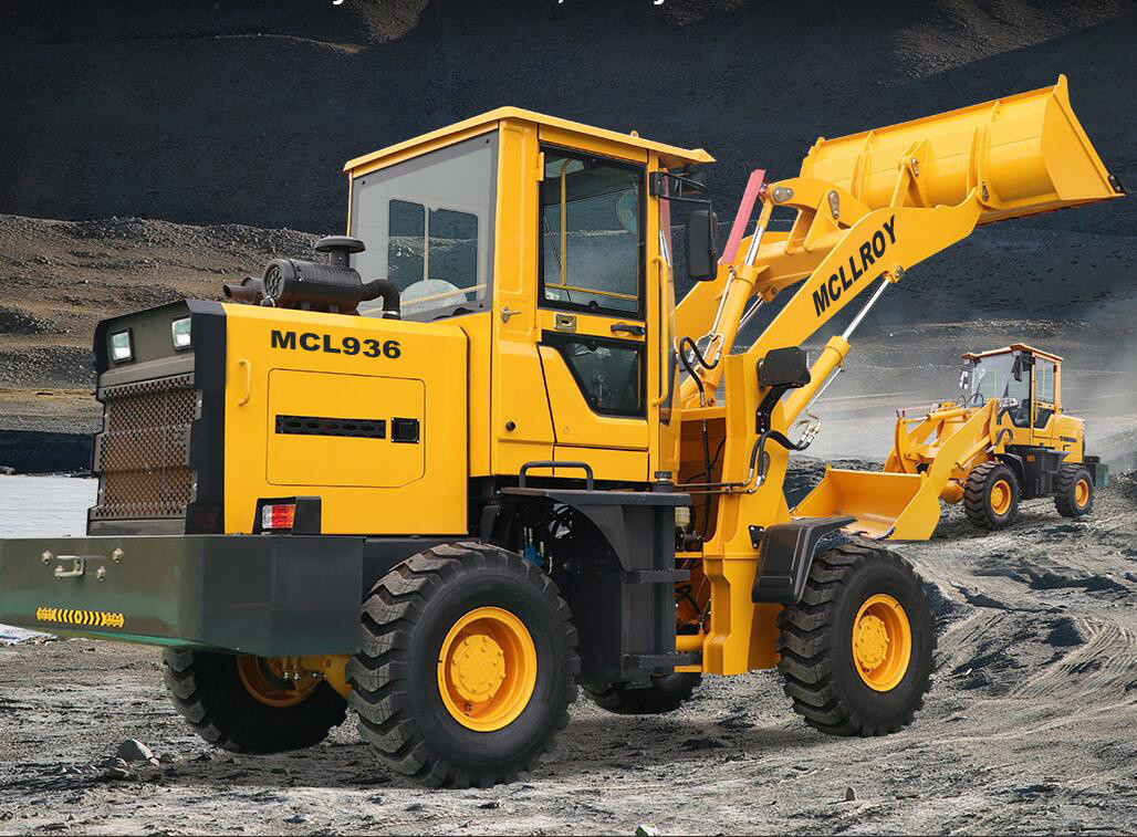 Front End Small Wheel Loader , Wheel Shovel Machine For Construction Engineering
