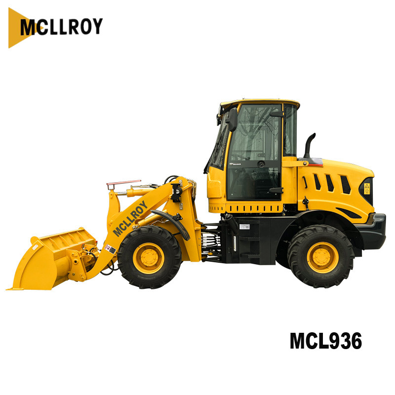 Articulated 2.5 Ton Wheel Loader , Small Front End Loaders With 1.1m3 Bucket