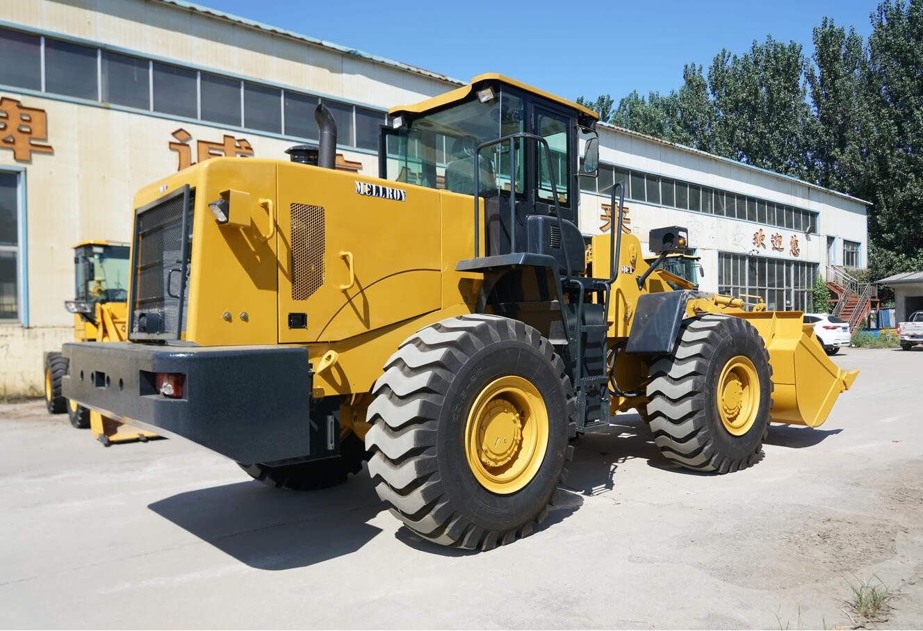 Industrial 5 Ton Wheel Loader 5000kg Rated Load For Engineering Construction