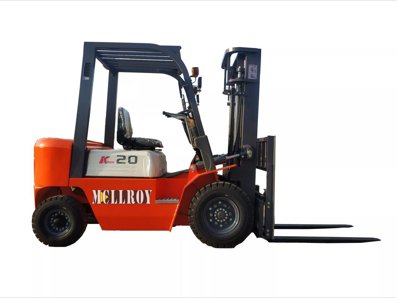 40KW Diesel Powered Forklift , Small Forklift Truck 3000mm Lift Height