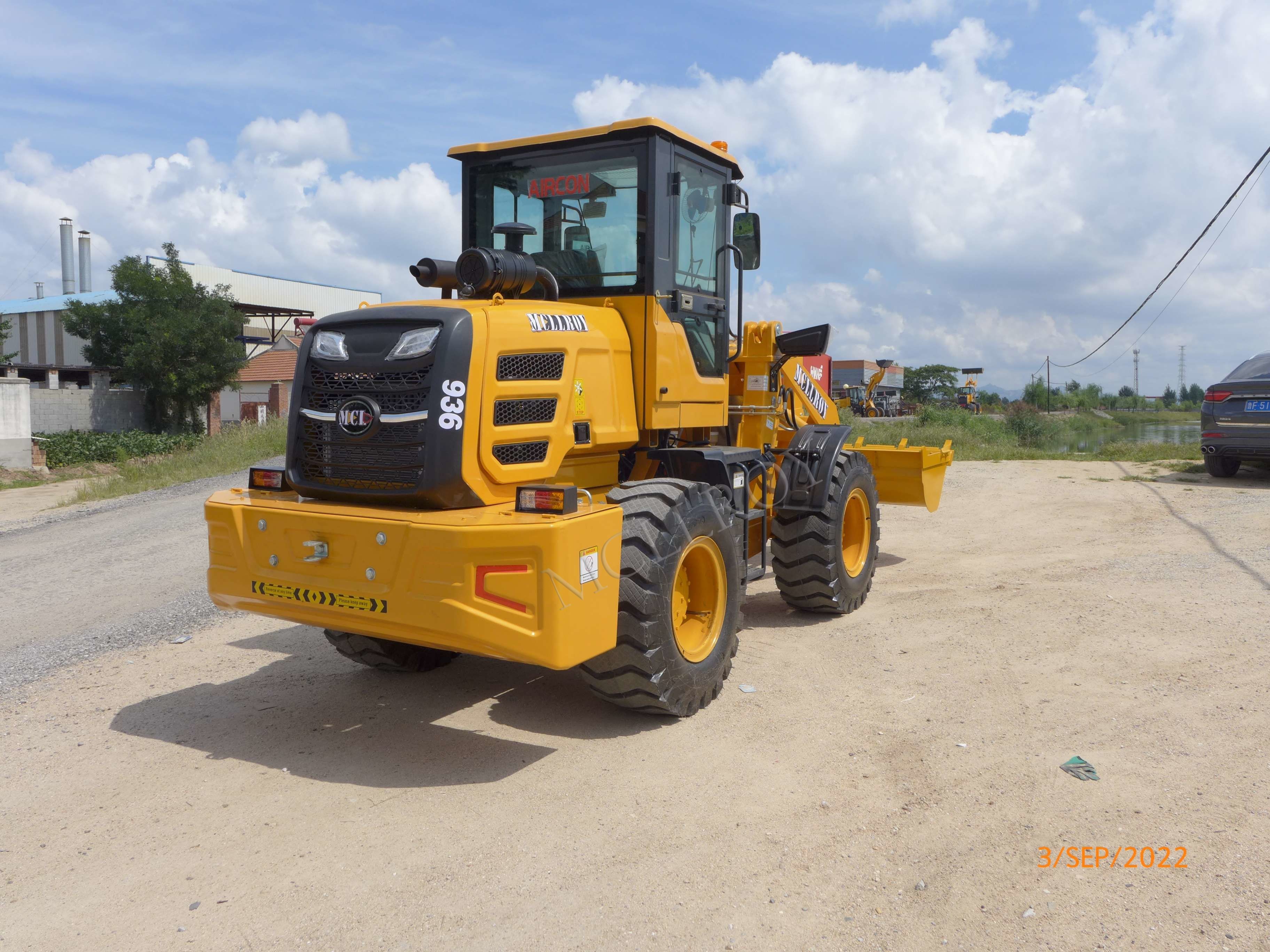 1.1m3 65kW Compact Wheel Loader For Construction Engineering ISO9001