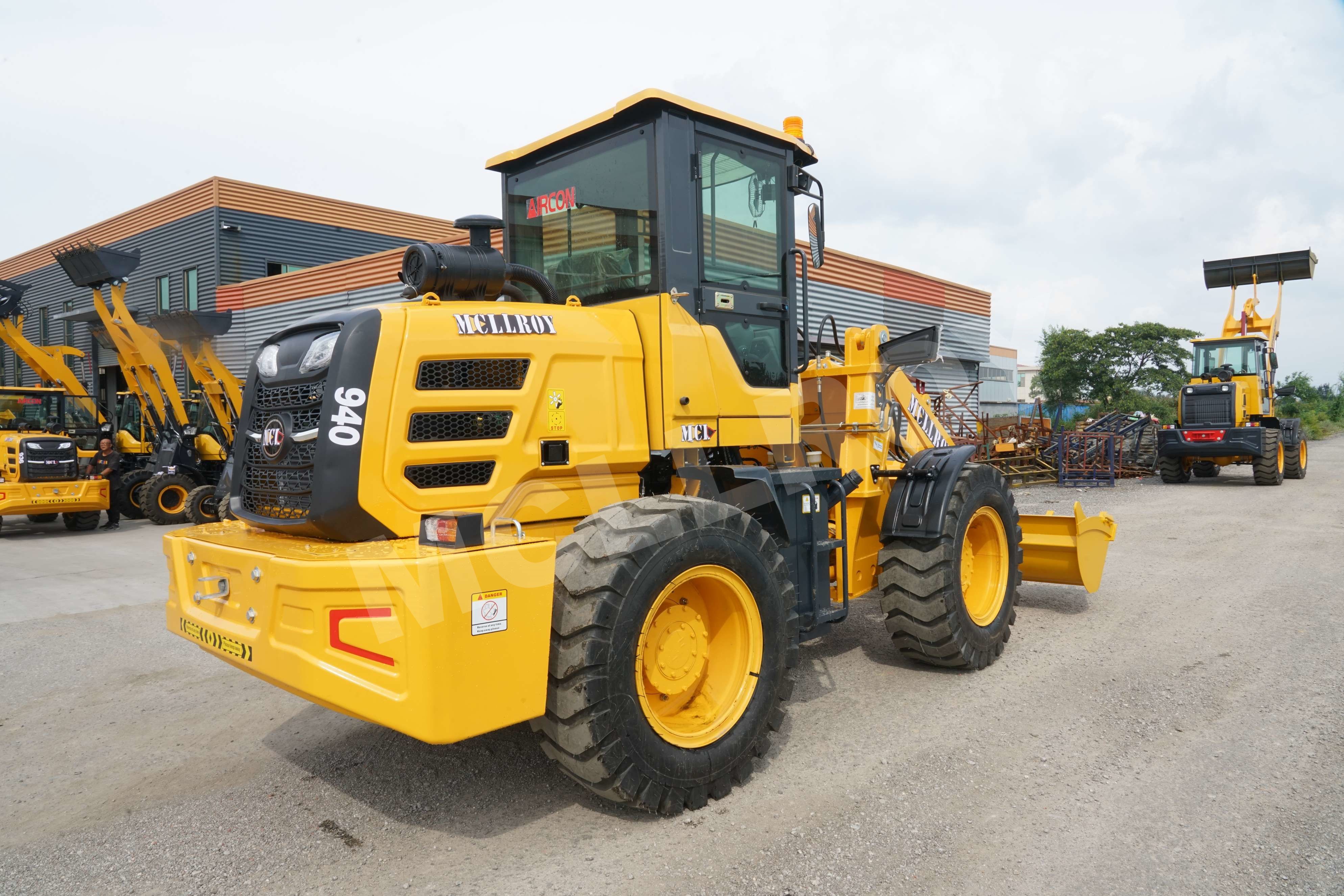 1.2m3 76kW Compact Wheel Loader Multifunctional In Construction Agricultural