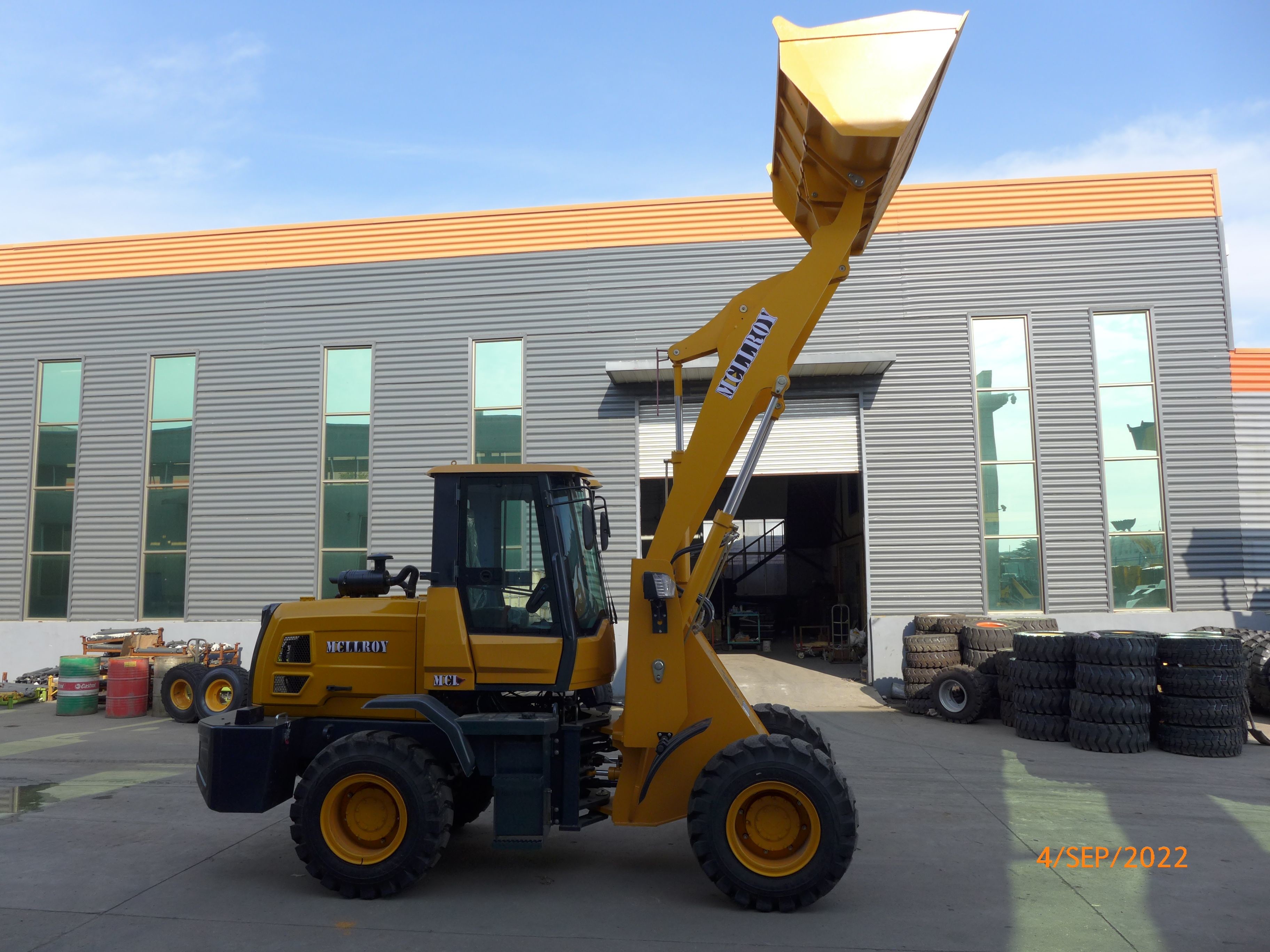 Miniature Front End Wheel Loader For Industrial Construction