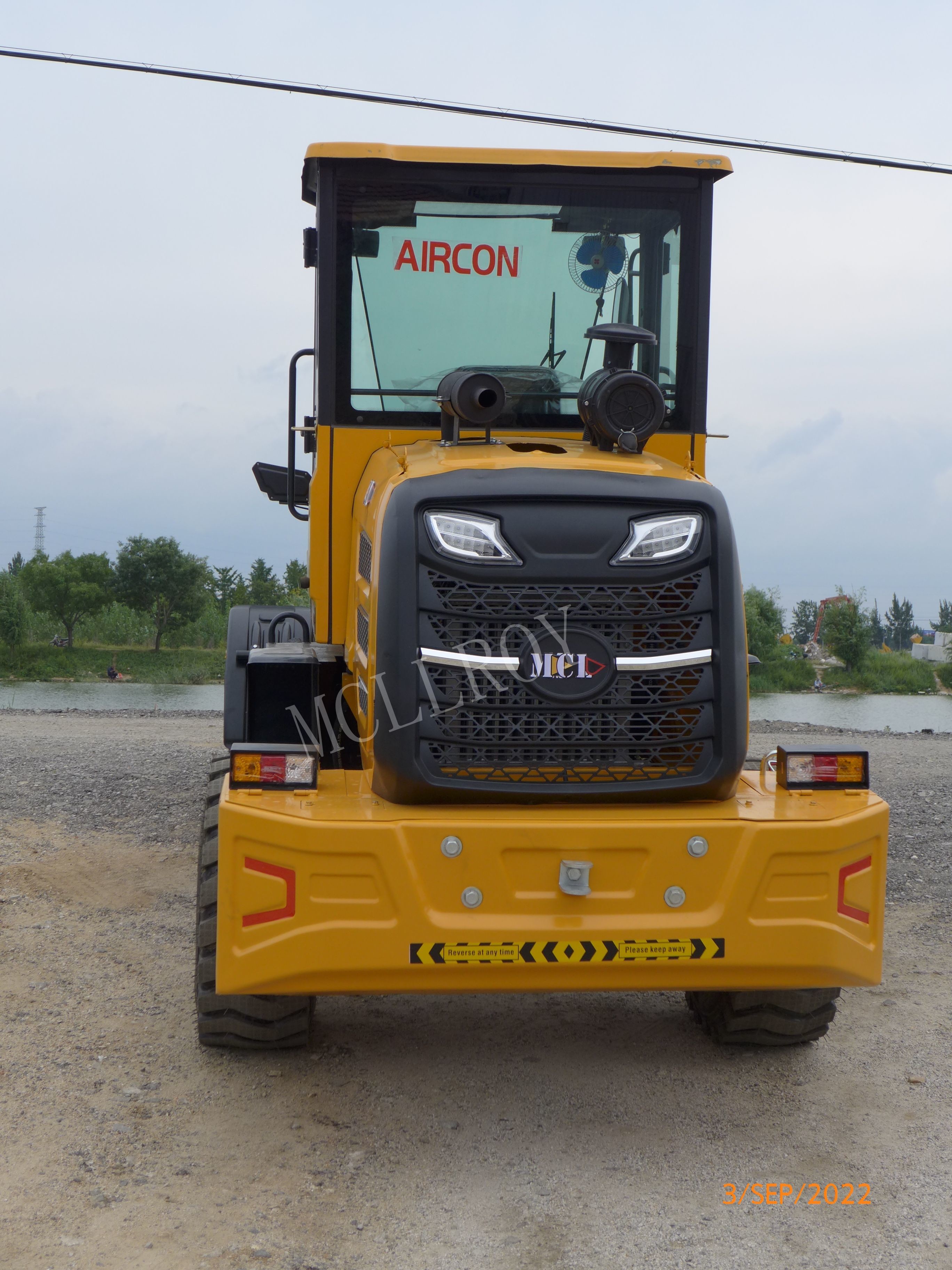 Small Articulating Front End Small  Wheel Loader 58 KW Engine Power
