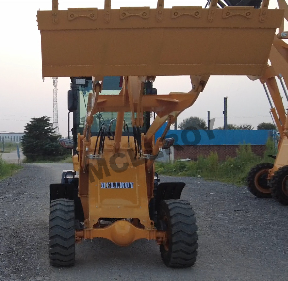 Mechanical Transmission(3F+2R) Mini Articulated  Wheel  Loader,Disc Brake Articulated Front