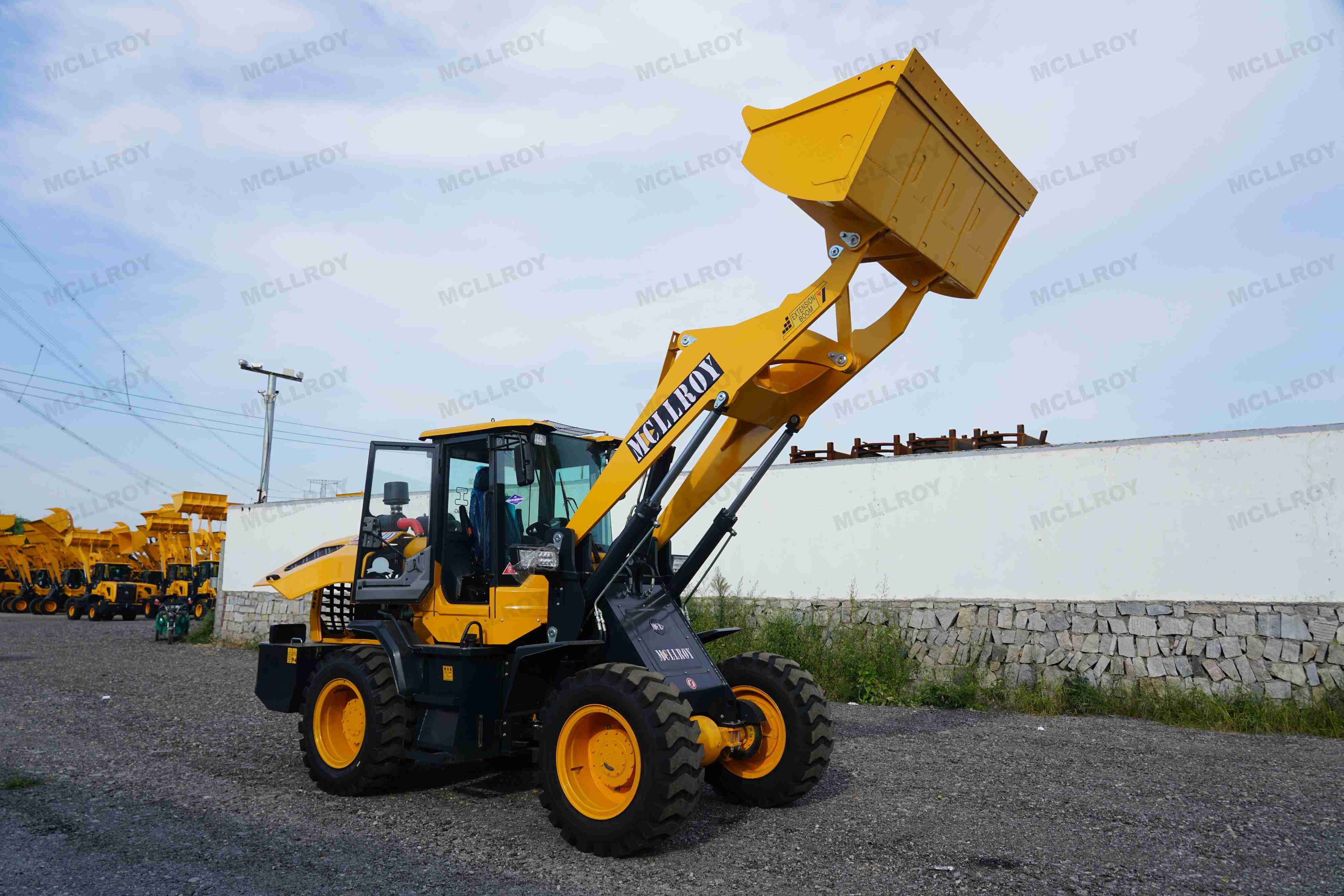 2.2 Ton Small Wheel Loaders Front End Shovel MSL946 Single Bucket