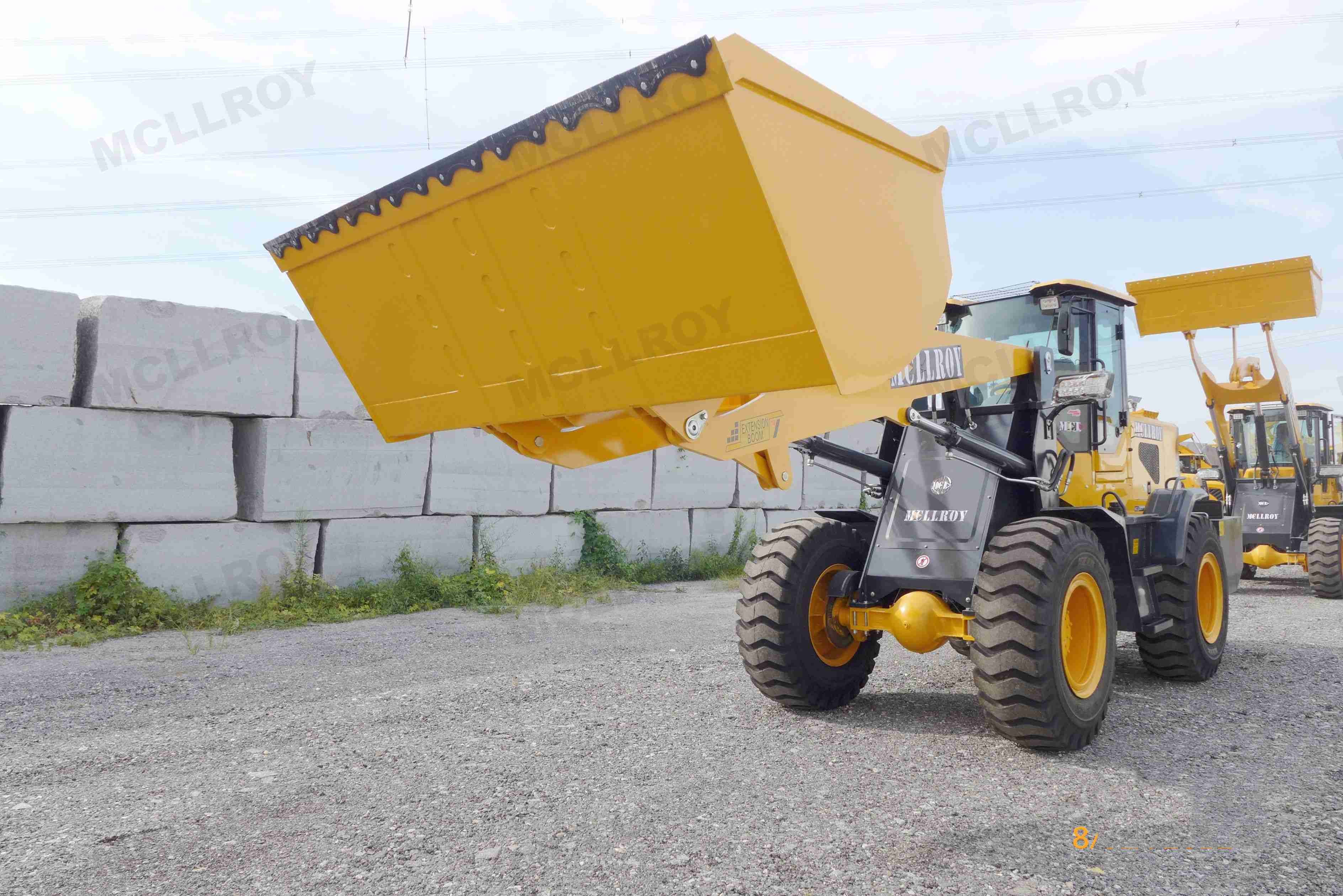 92 Kw Heavy 2400 Rpm Small Wheel Loaders Machinery