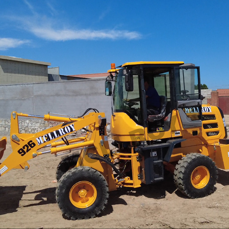 Small Articulating Front End Wheel Loader Machine 0.6-1.0M3 Bucket Capacity