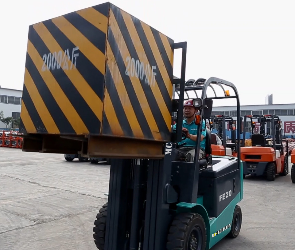 Lead Acid Battery Type Electric Powered Forklift With 11kw Motor Power Up To 5T Load Capacity