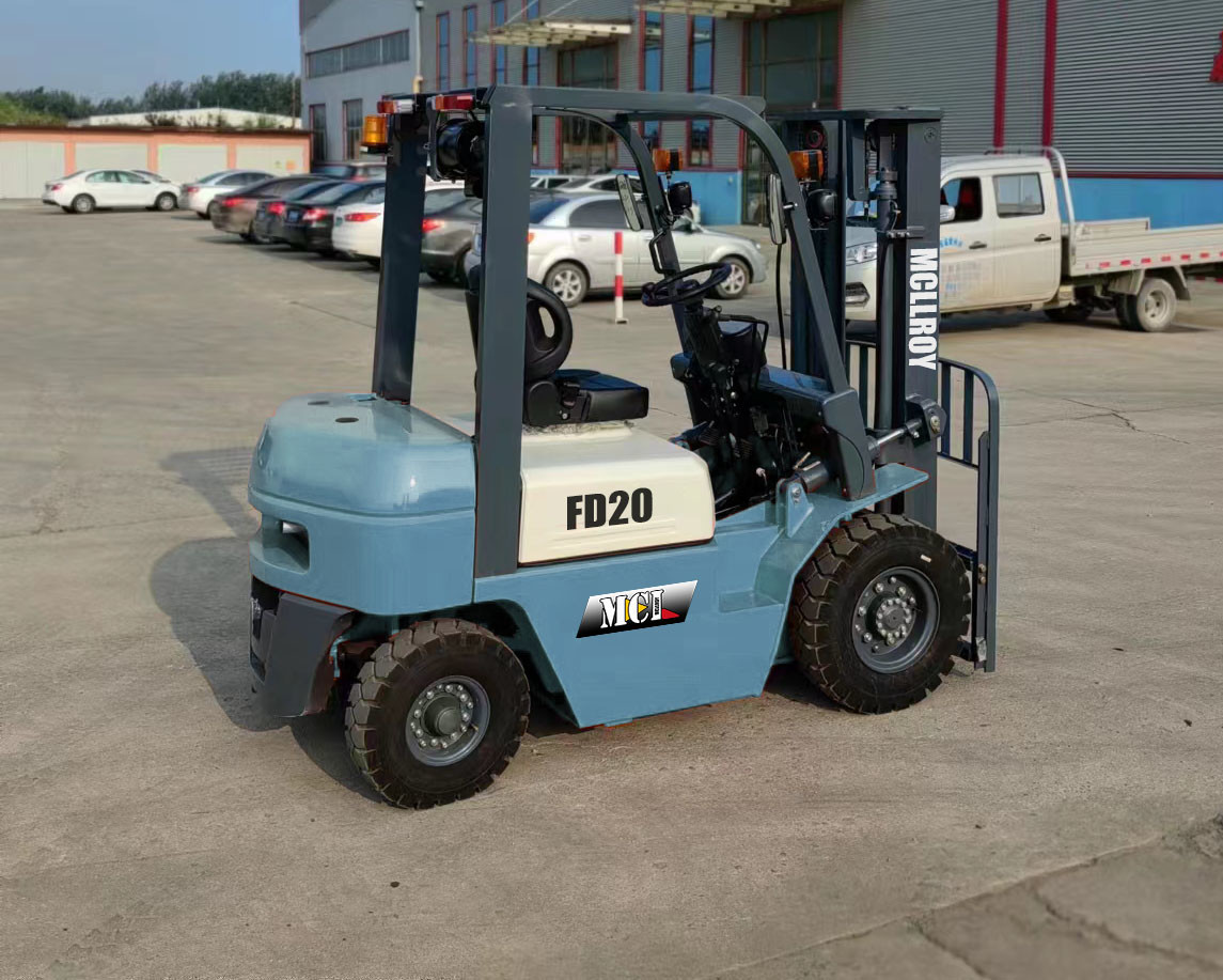 Quick Assembly Counterweight Forklift Truck Overall Length With Without Fork 3523/2453 Mm