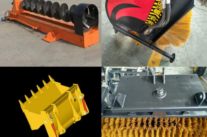 Mini Front Loader Machine , Loader Construction Engineering Flexible